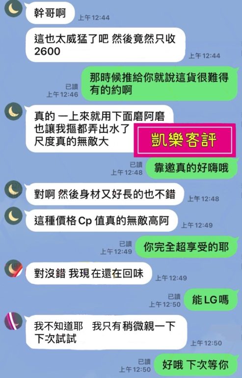 凱樂 客評
