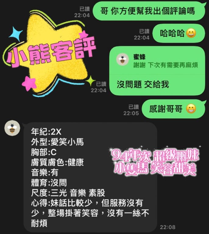 小熊 客評