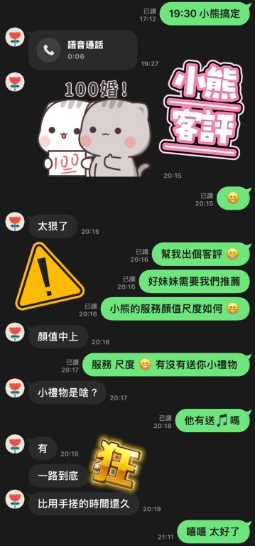 小熊 客評