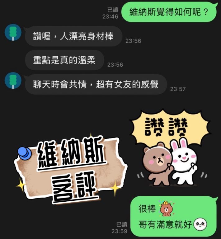 維納斯 客評